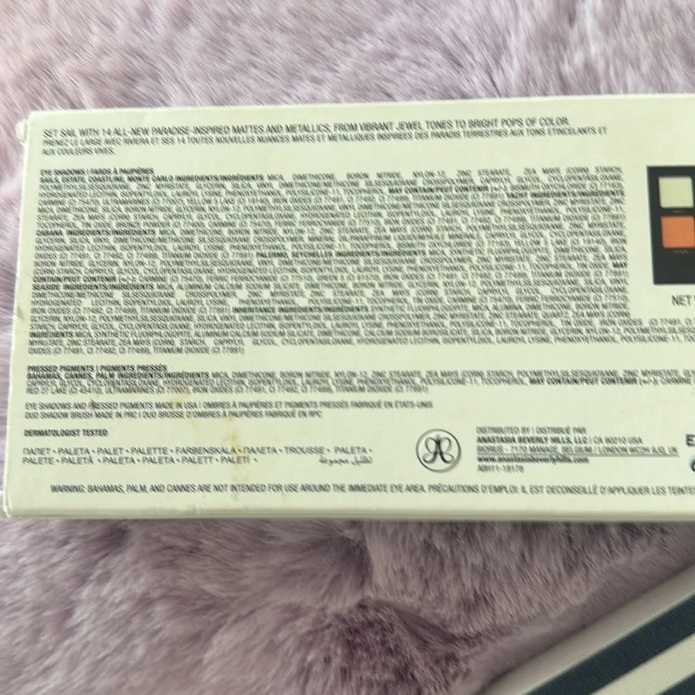 NIB Anastasia Riviera Eye Palette